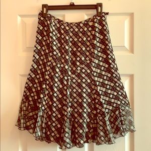 Alfani Silk Flowy Skirt